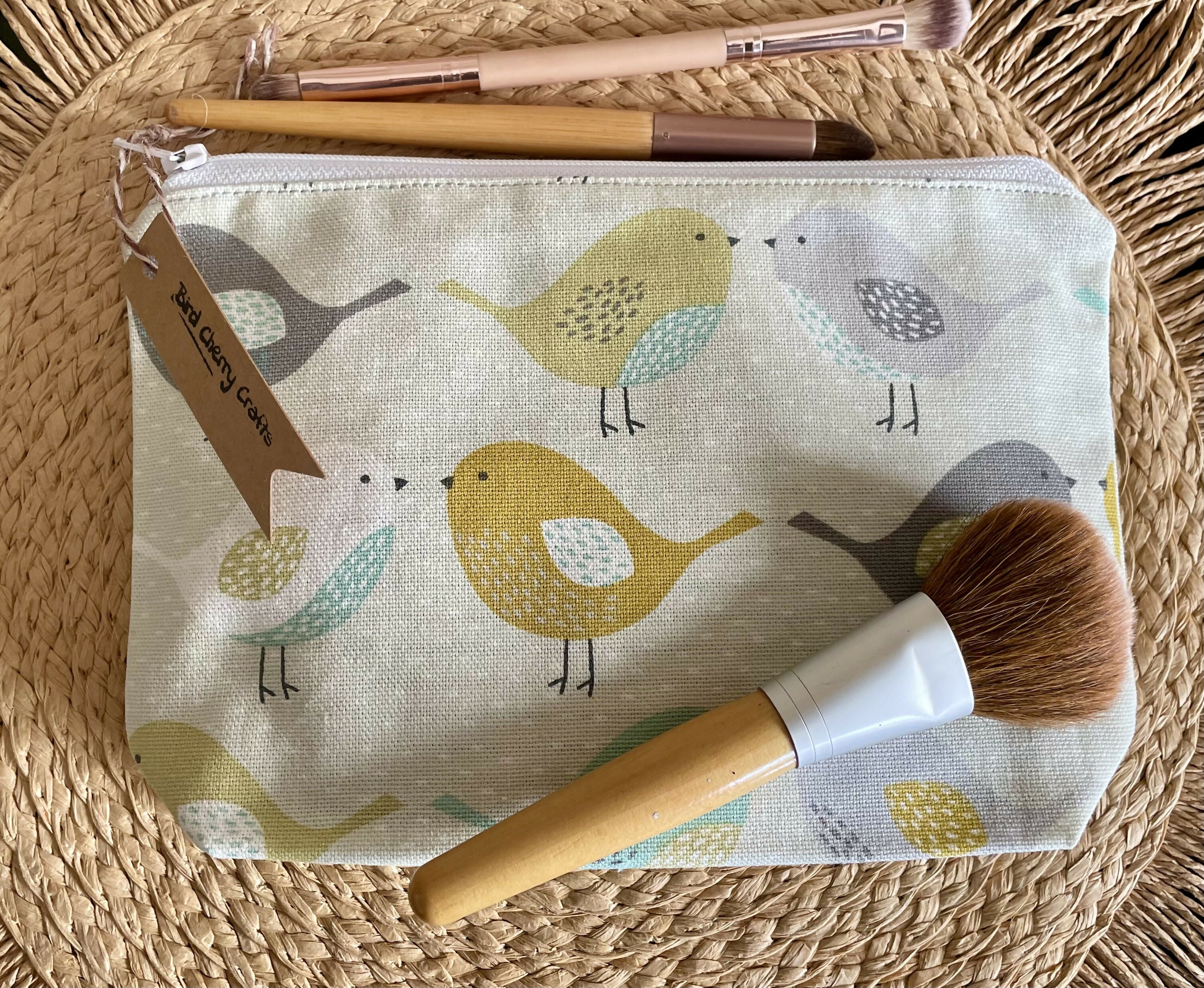 Scandi Bird Cosmetics Bag/ Pencil Case