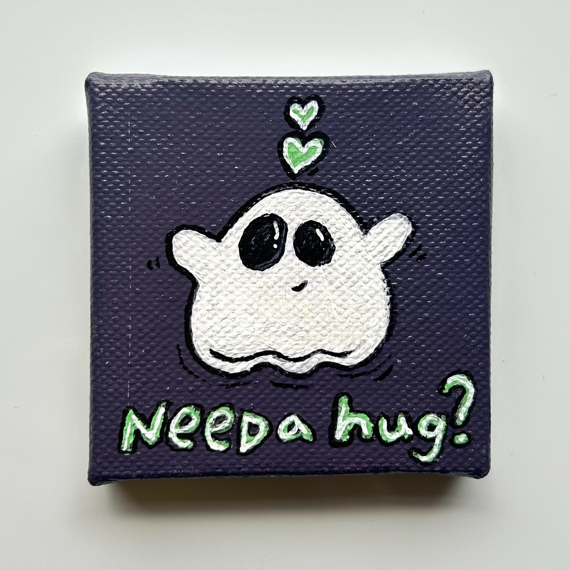 Ghosts Mini Canvases Original Artwork