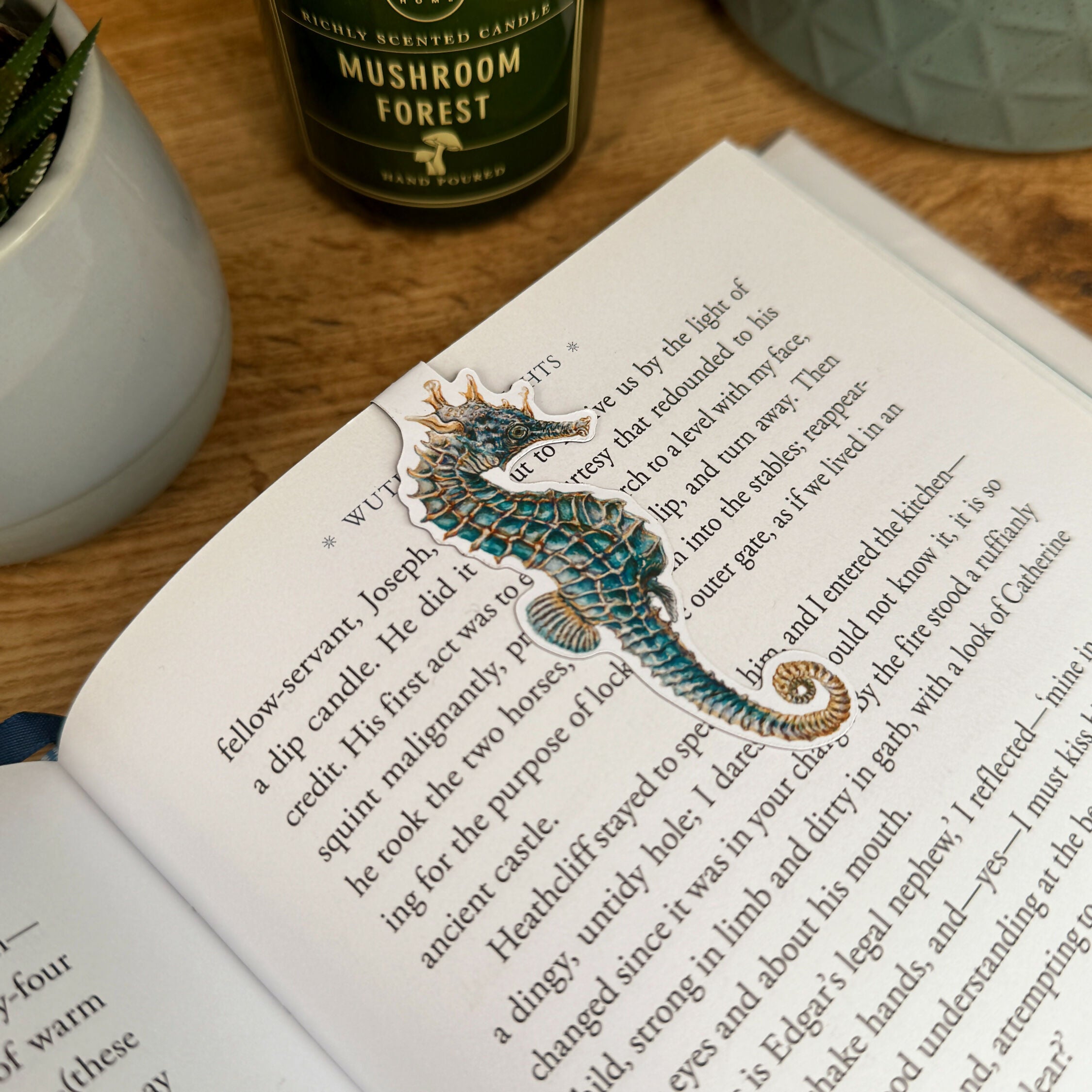 Seahorse - Matt Magnetic Bookmark