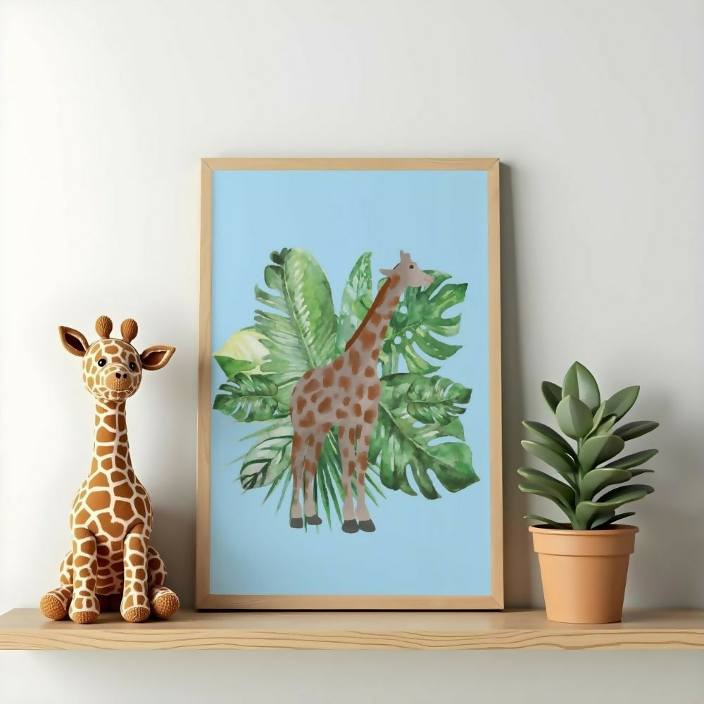 Giraffe Jungle Print