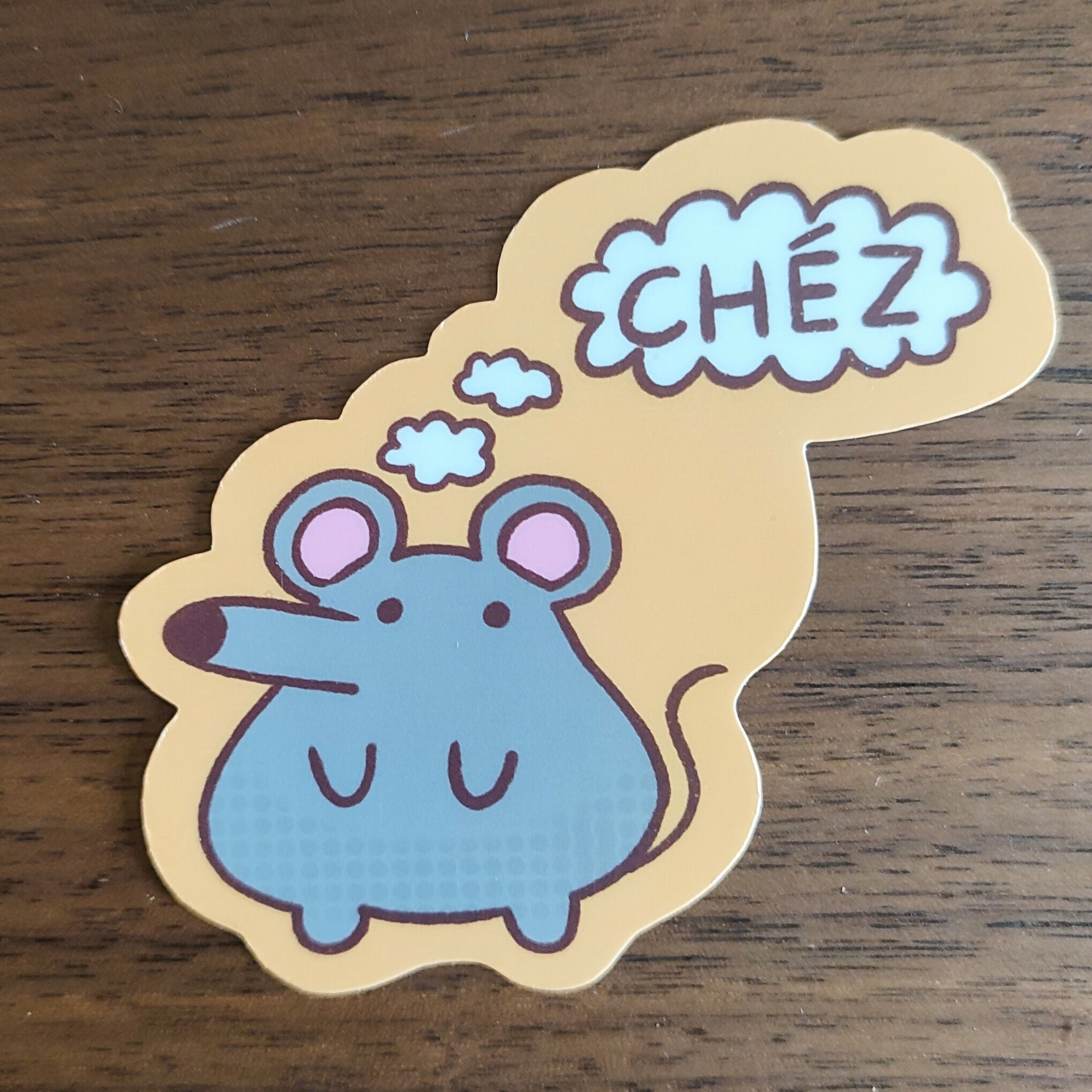 Chez Mouse Vinyl Sticker