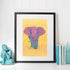 Elephant Art Print – Safari Animal Wall Art