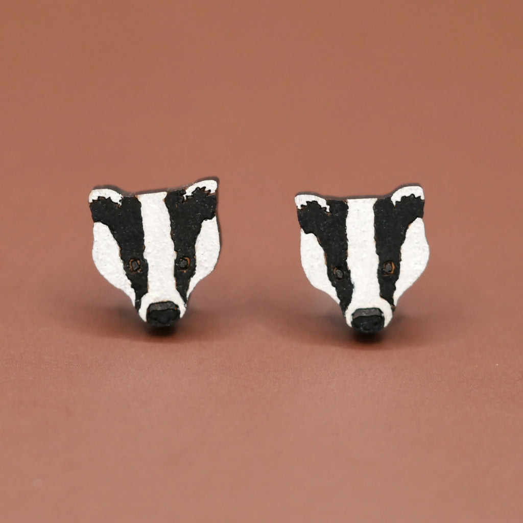 Badgers Necklace and Stud Earrings Set