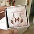 Autumn Flowers Oval Earrings