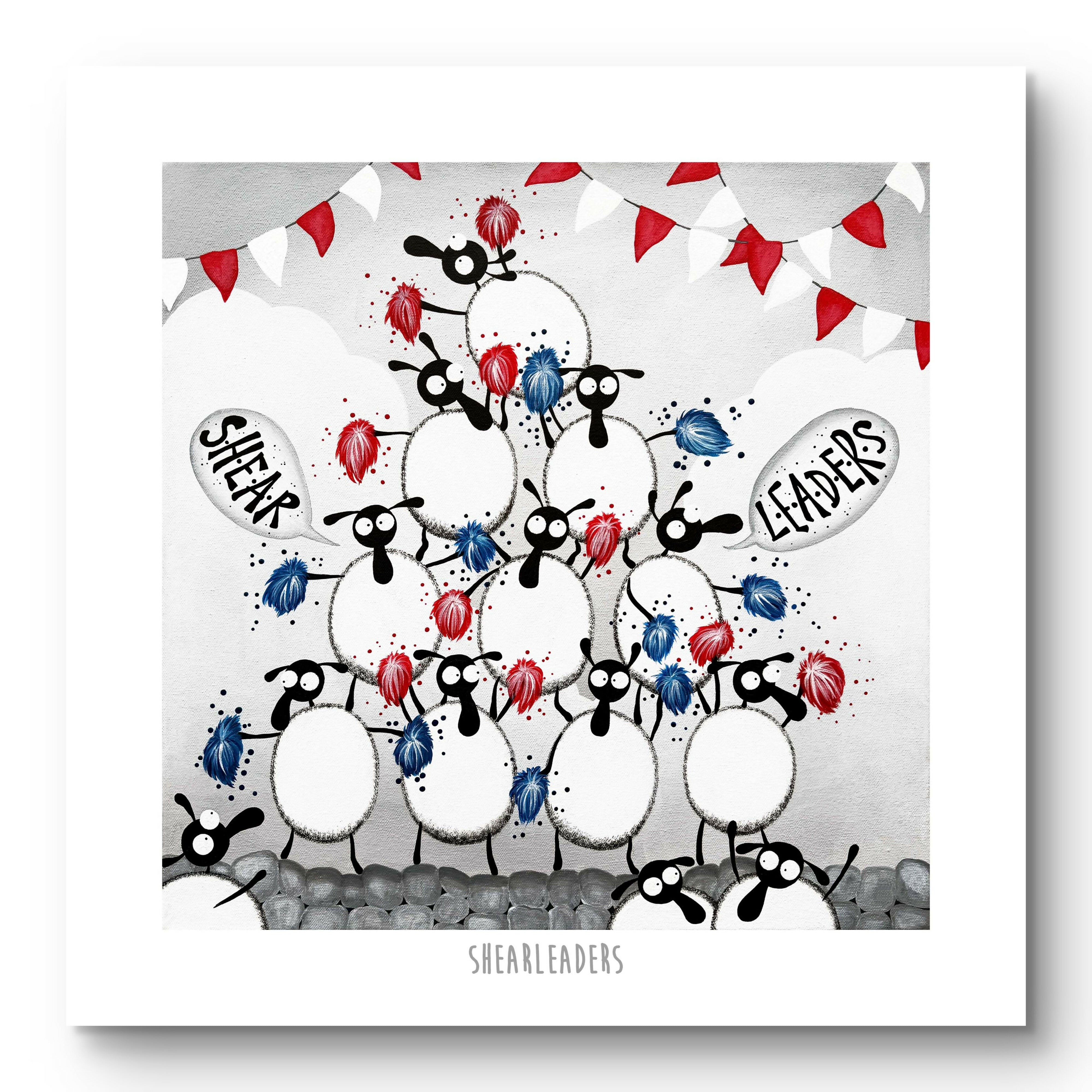 Shearleaders - 10” Print