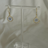 Gold Forget Me Not Circle Earrings
