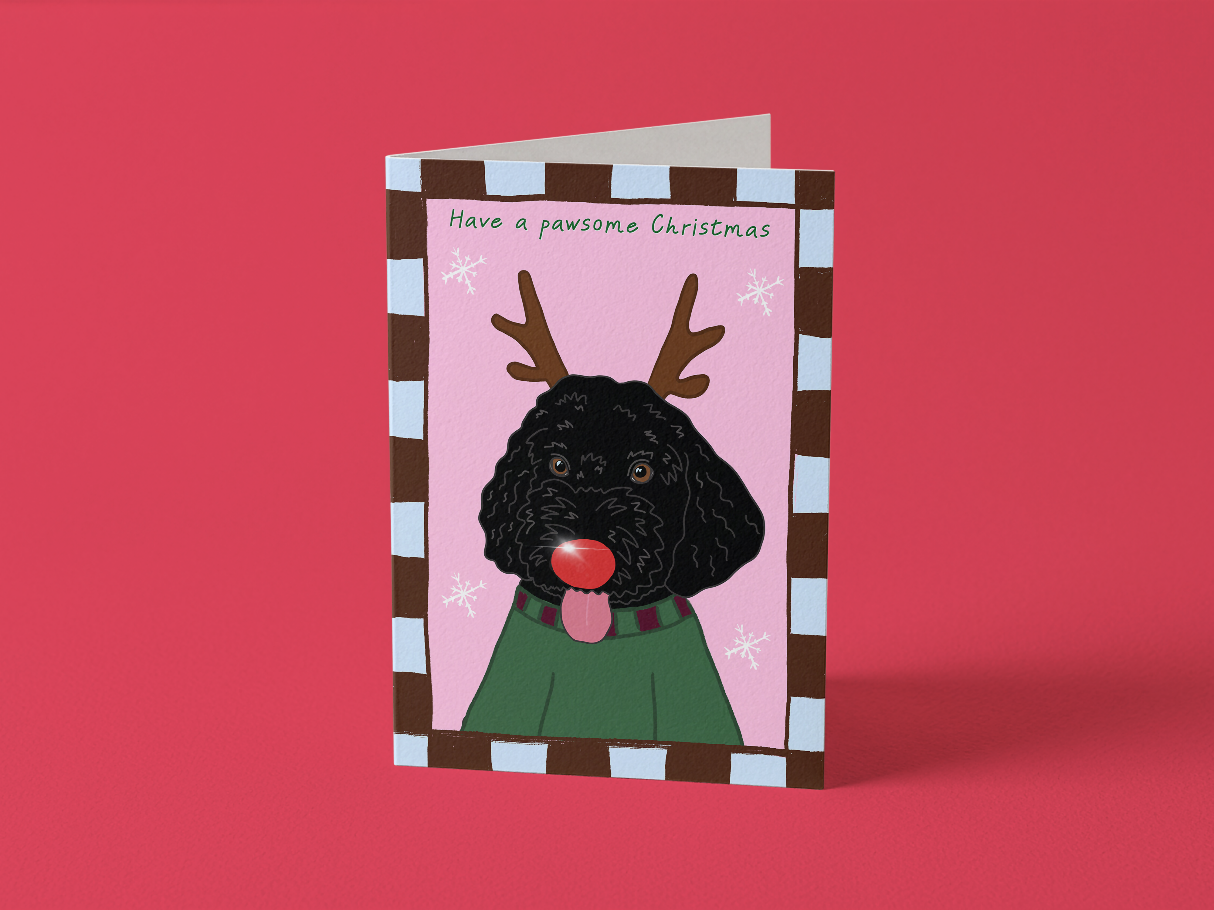 Pawsome Christmas Card