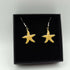 Yellow Starfish Enamel Earrings