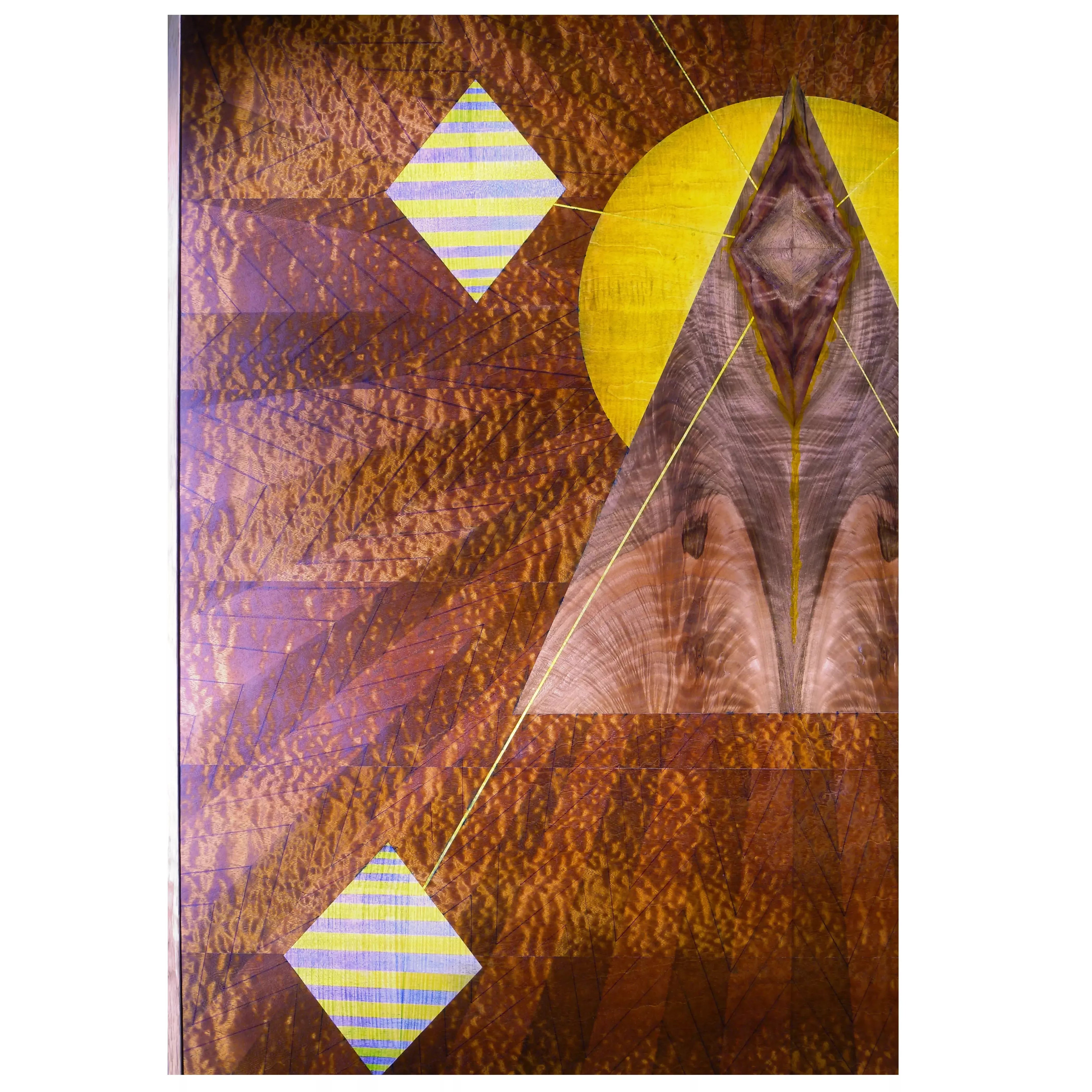 Innerysm: Intrinsic Motivation — Original Artwork (Marquetry on Panel) by Elementa Laudis