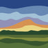 Sunrise Over the Fields -Mounted Print