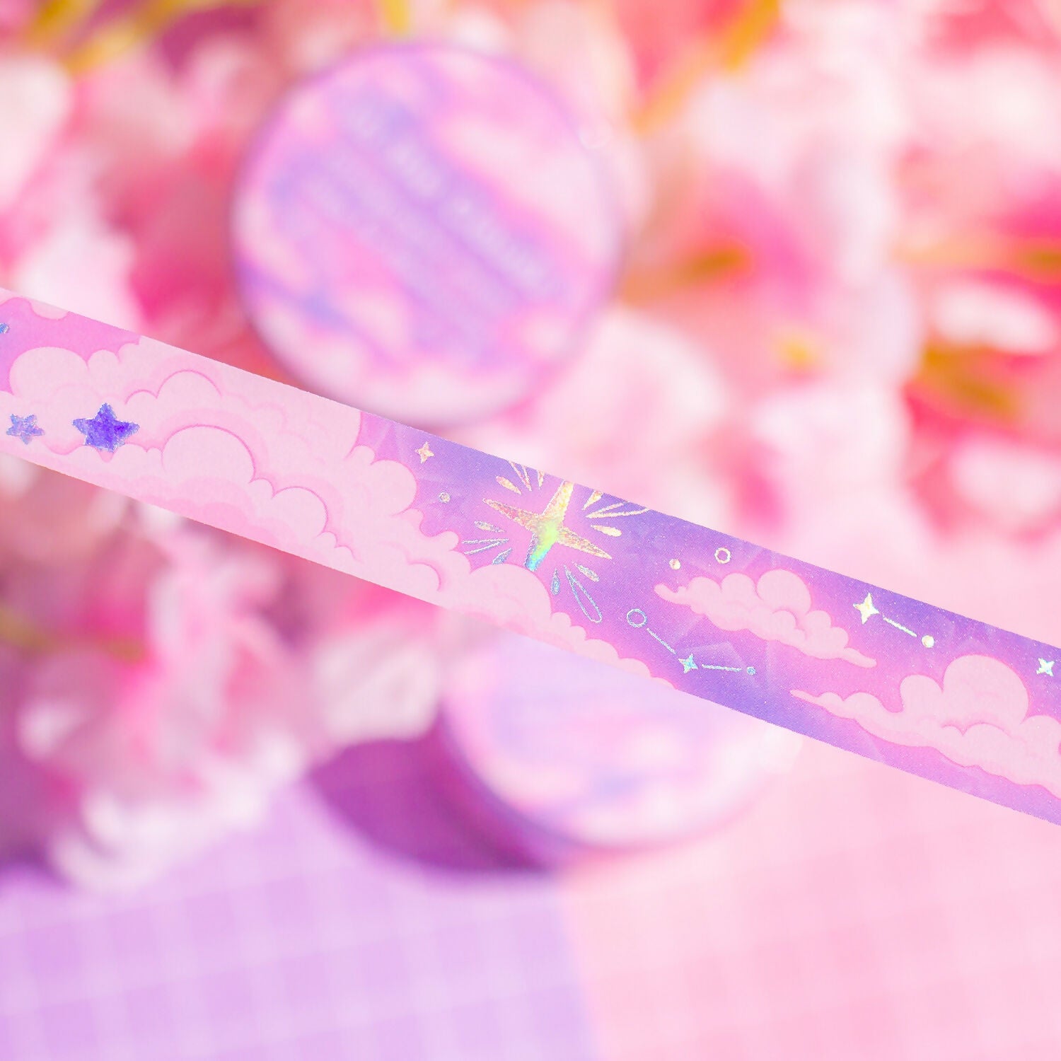 Holographic Foil Washi Tape - In the Clouds