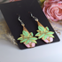 Wooden Houseplant Earrings