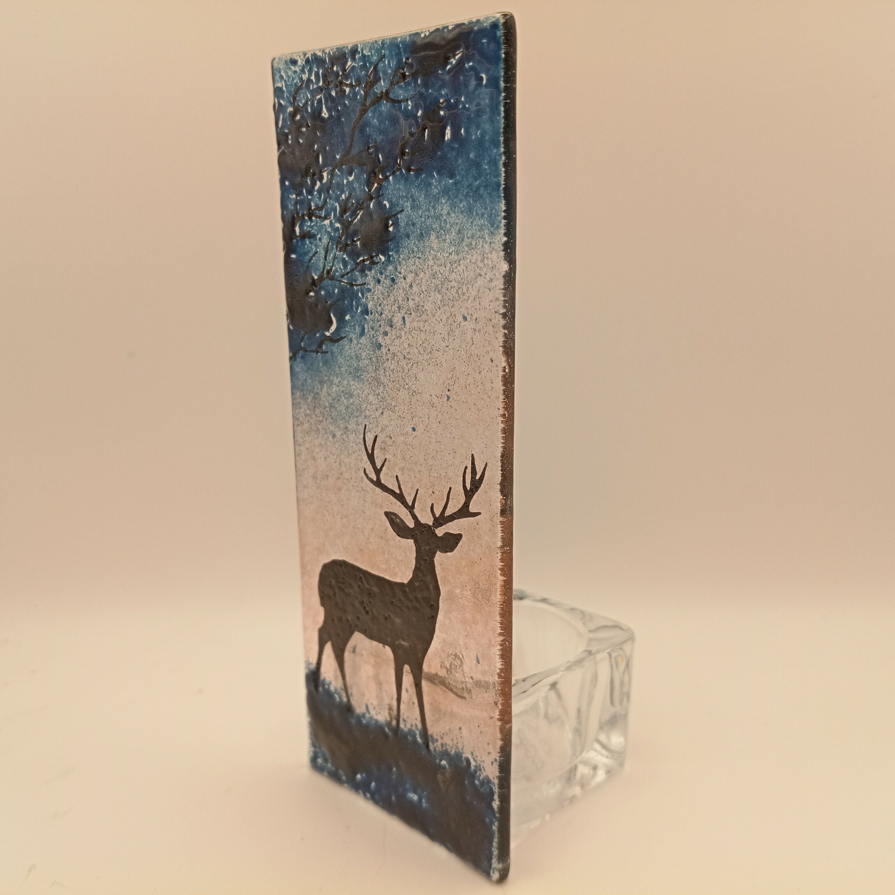 Silhouette Stag Tealight