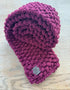 REGULAR LENGTH , SKINNY, LUX VELVET- CHENILLE, CHUNKY & STRETCHY SCARF - BURGUNDY