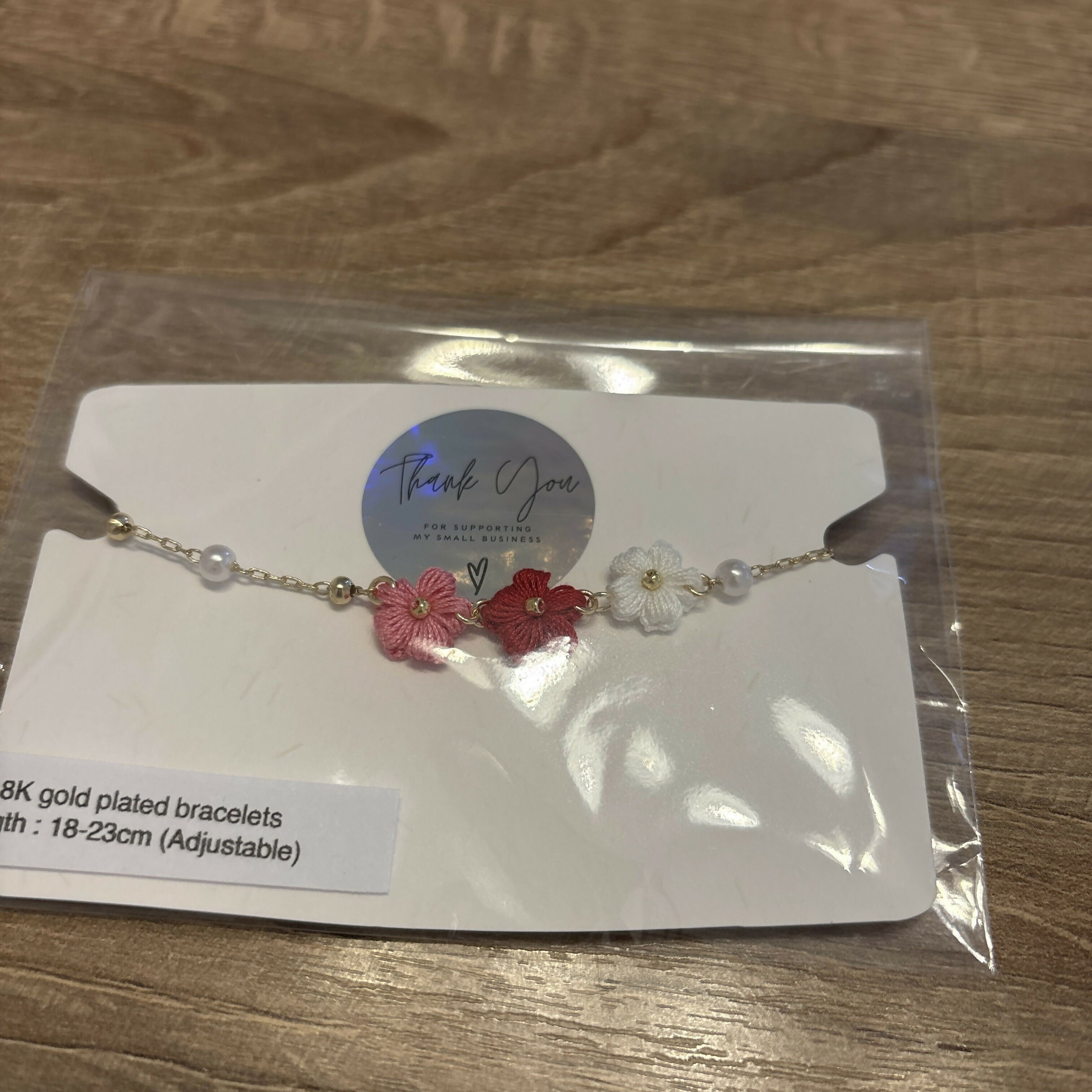 Micro Crochet Flower Bracelets