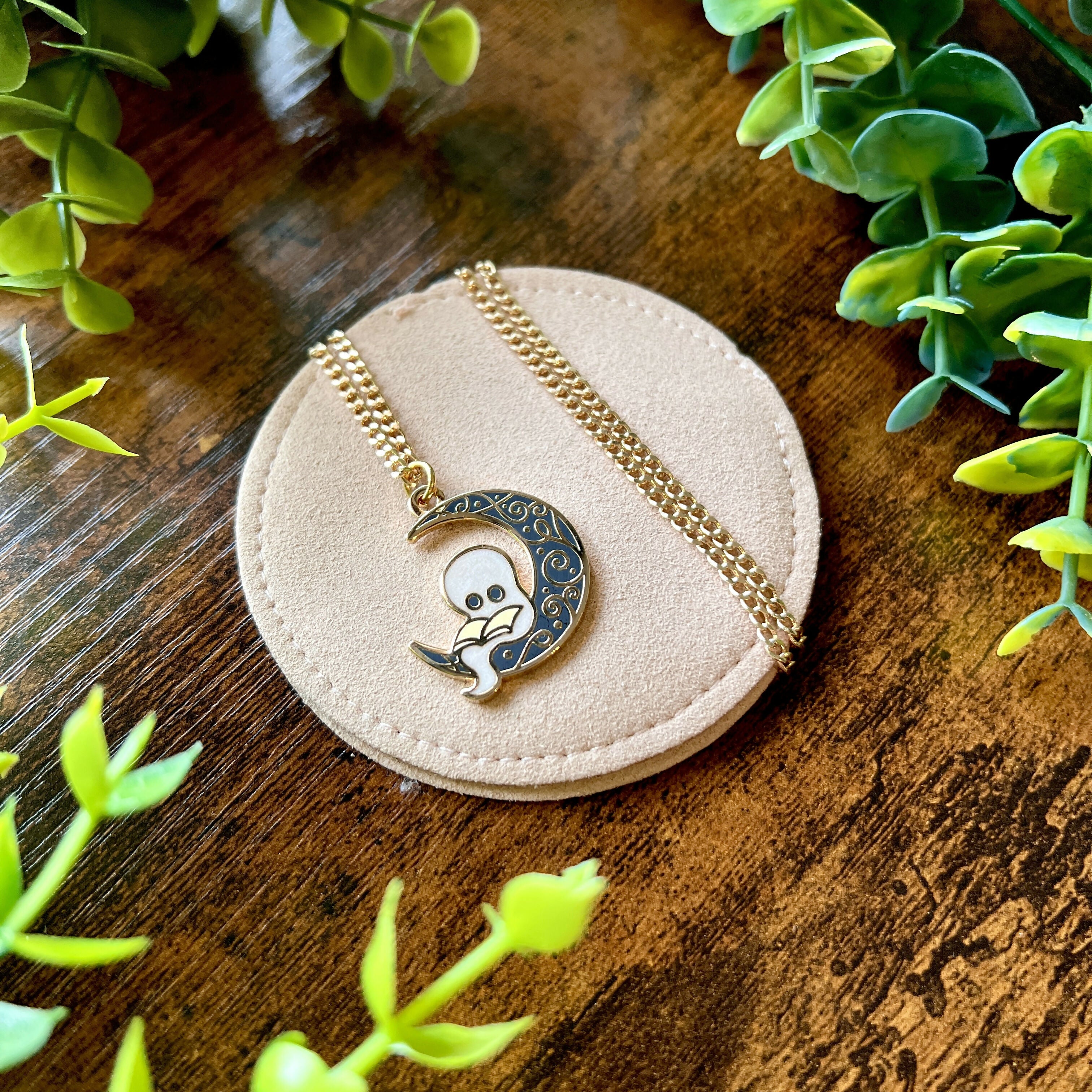 Wisper the Ghost Pendant Necklace