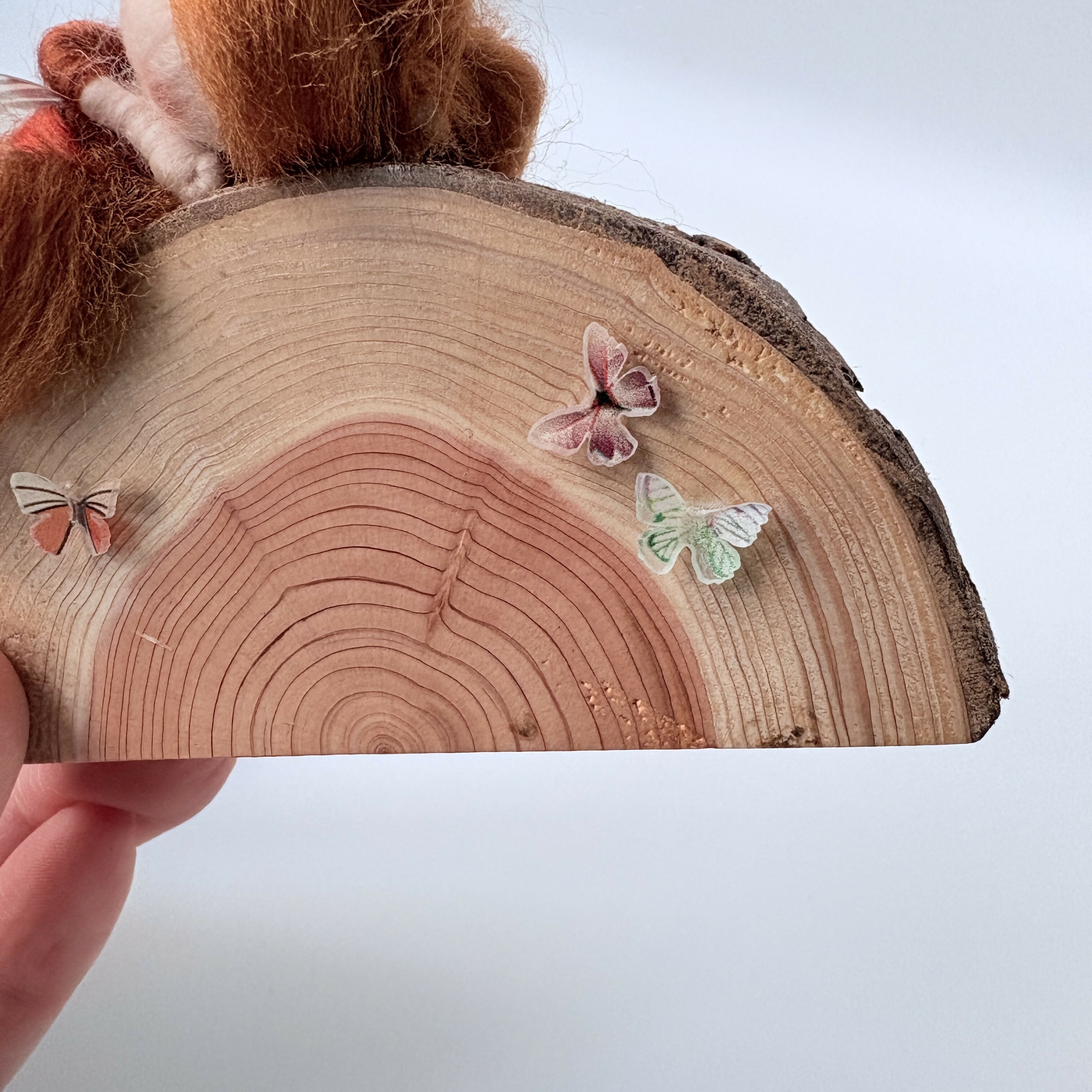 Shh…Fairies Sleep Here Felted Fairy