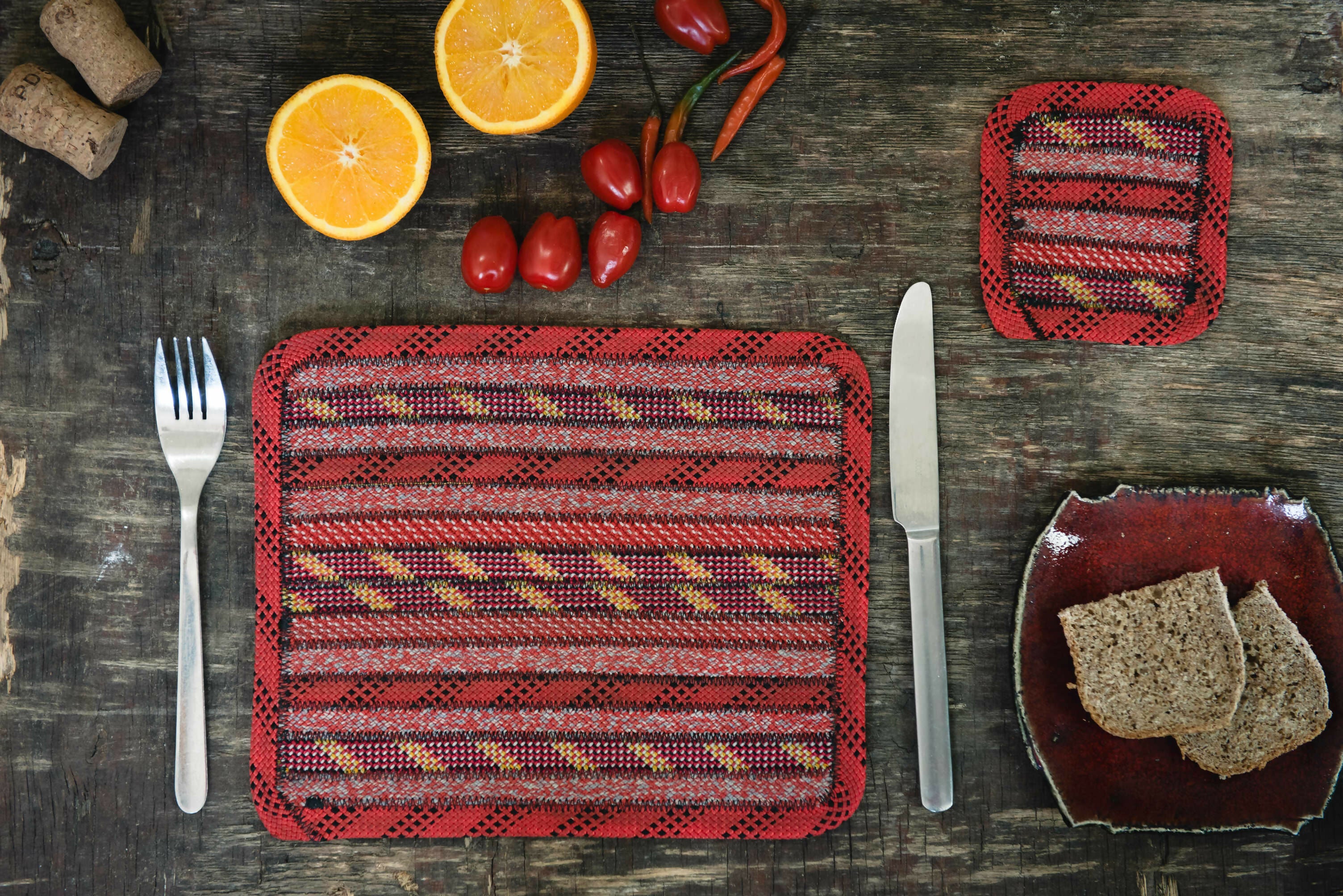 Recycled Climbing Rope Placemat / Mousemat