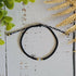 Moonstone Birthstone Bracelet; Single Crystal Macrame Adjustible June Gift Bracelet