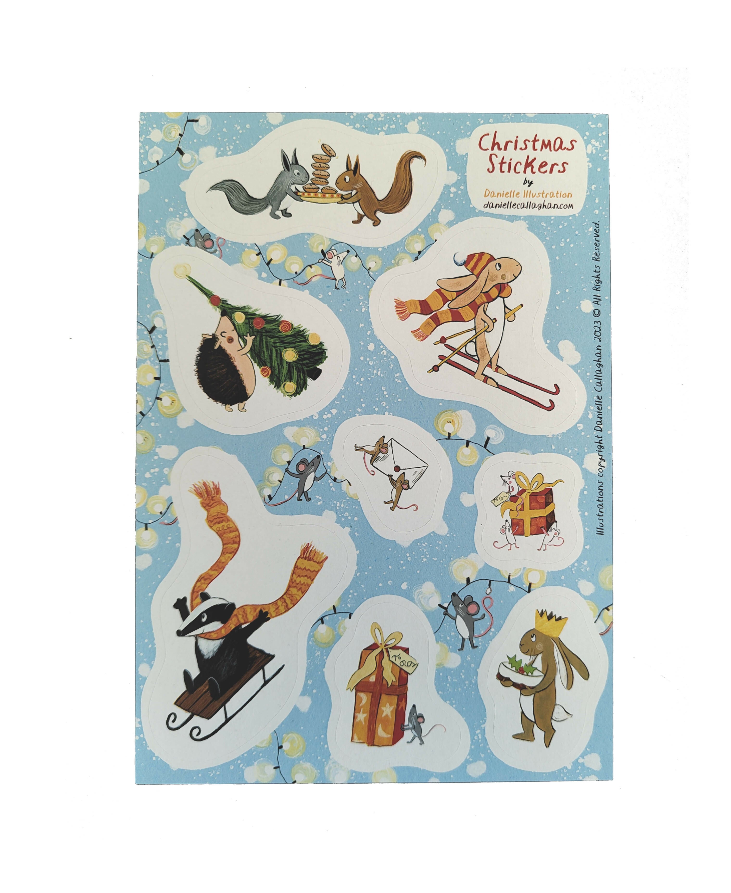Festive Sticker Sheet