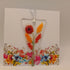 Fused Glass Flower Card