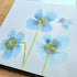 'Meconopsis' Original Mixed Media Painting