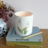 Snowdrops Bone China Candle Holder