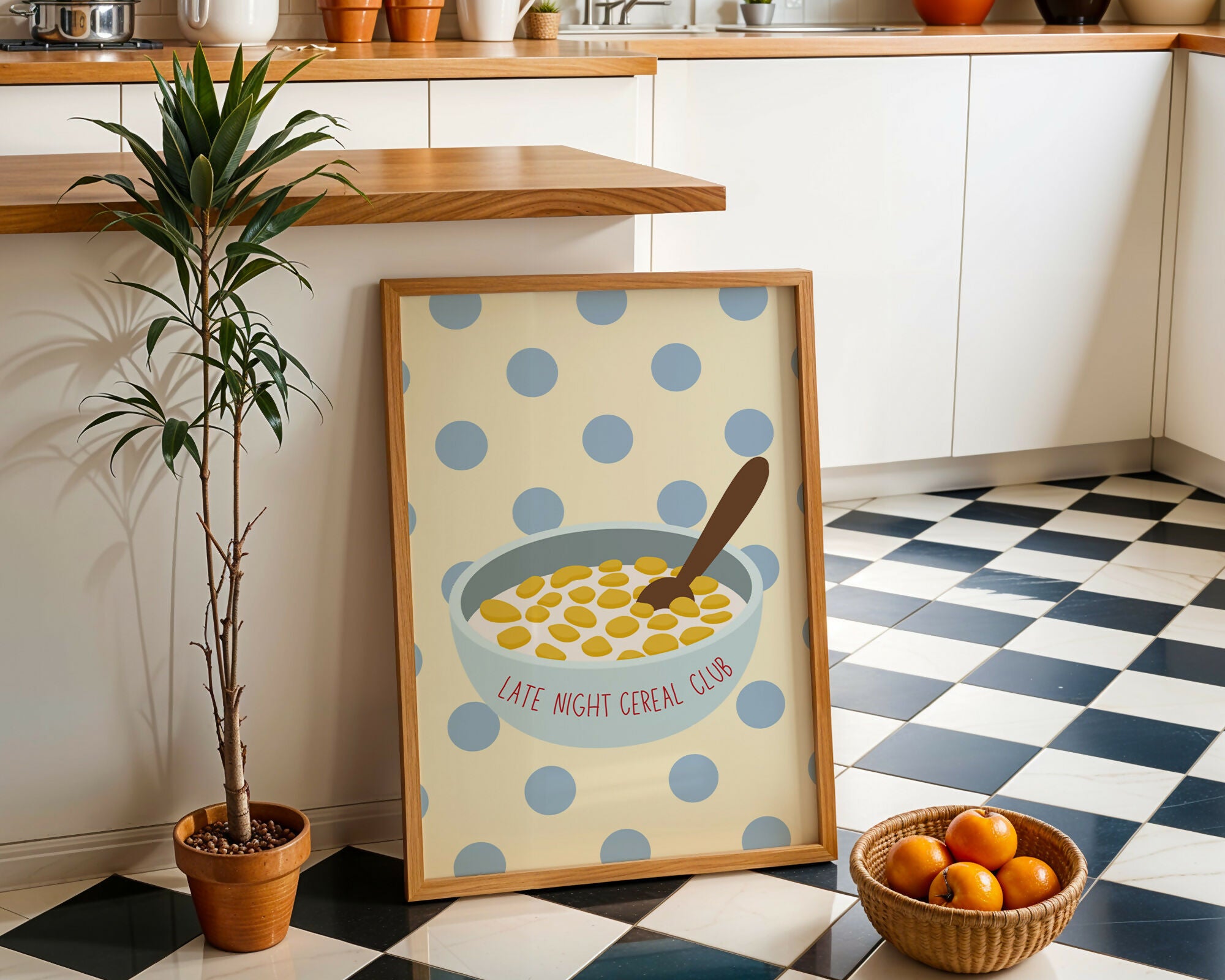 Late Night Cereal Club Print