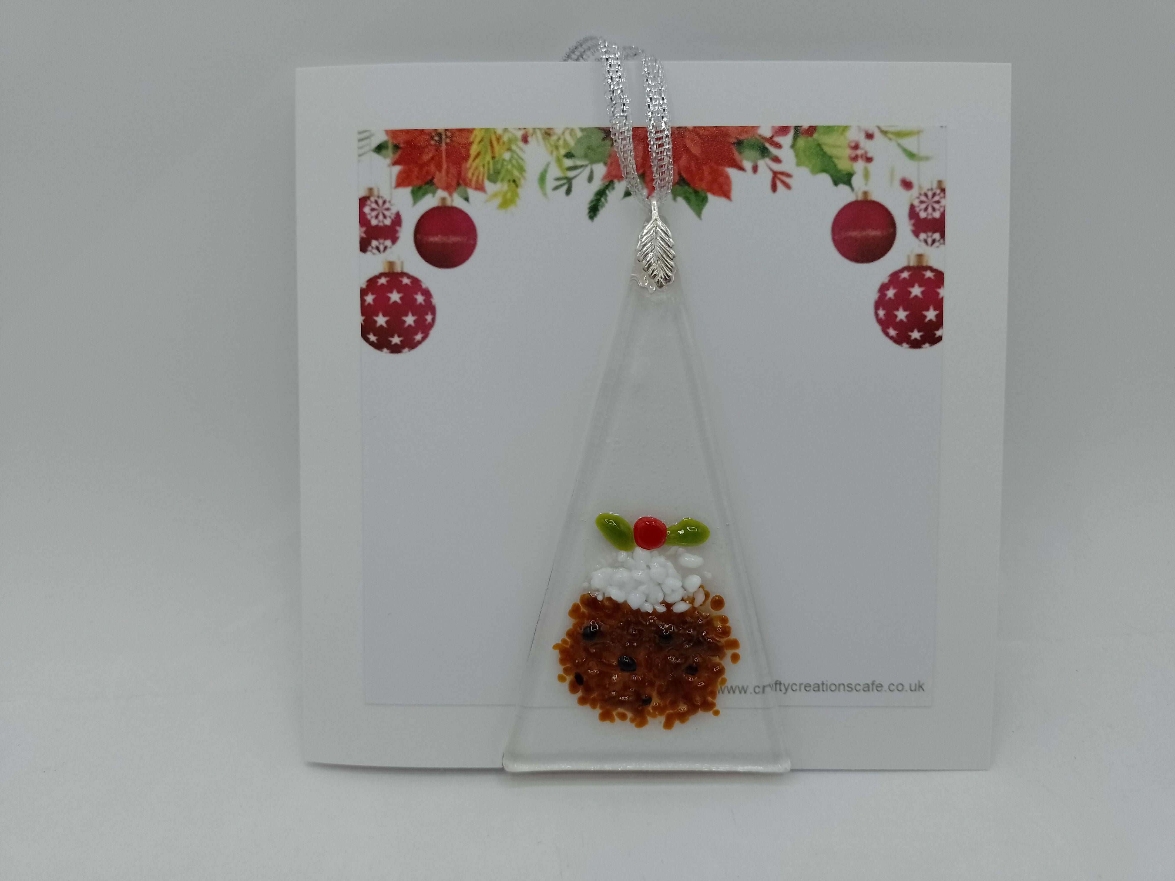 Fused Glass Christmas Card