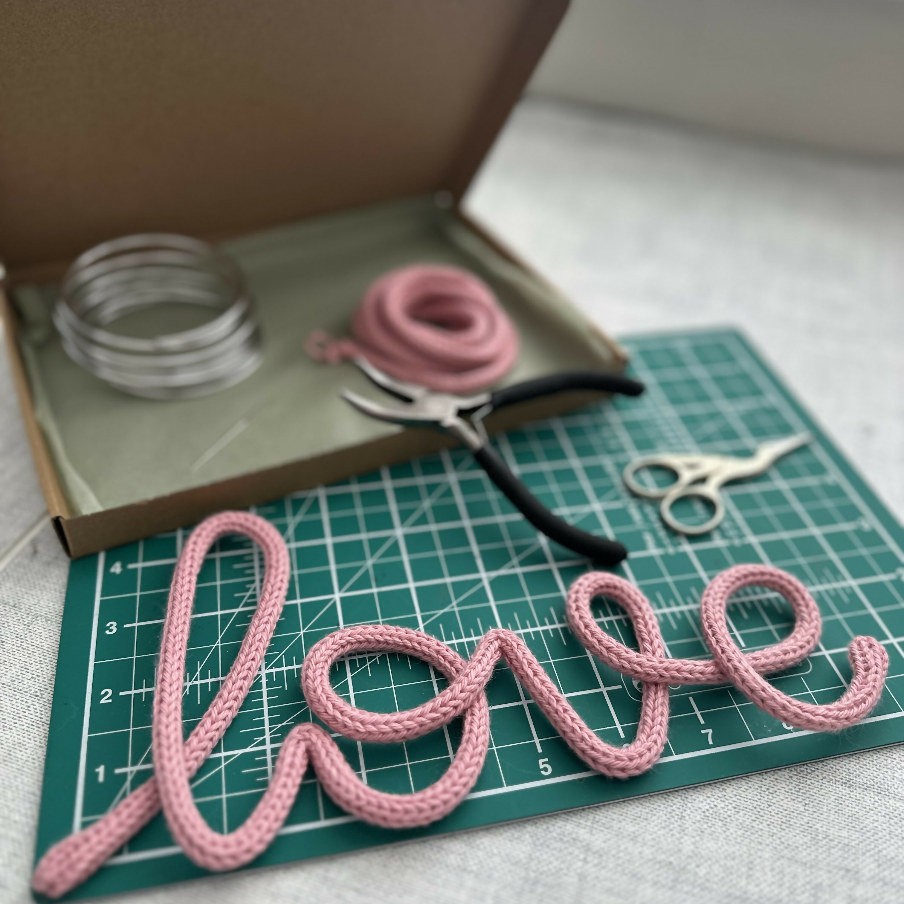 DIY ‘Love’ Knitted Wire Kit