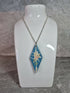 Unique Hand Made Double Sided Diamond Shaped Pendant