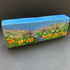 Dales Sheep In daffodils & Poppies Oil Painting wooden block