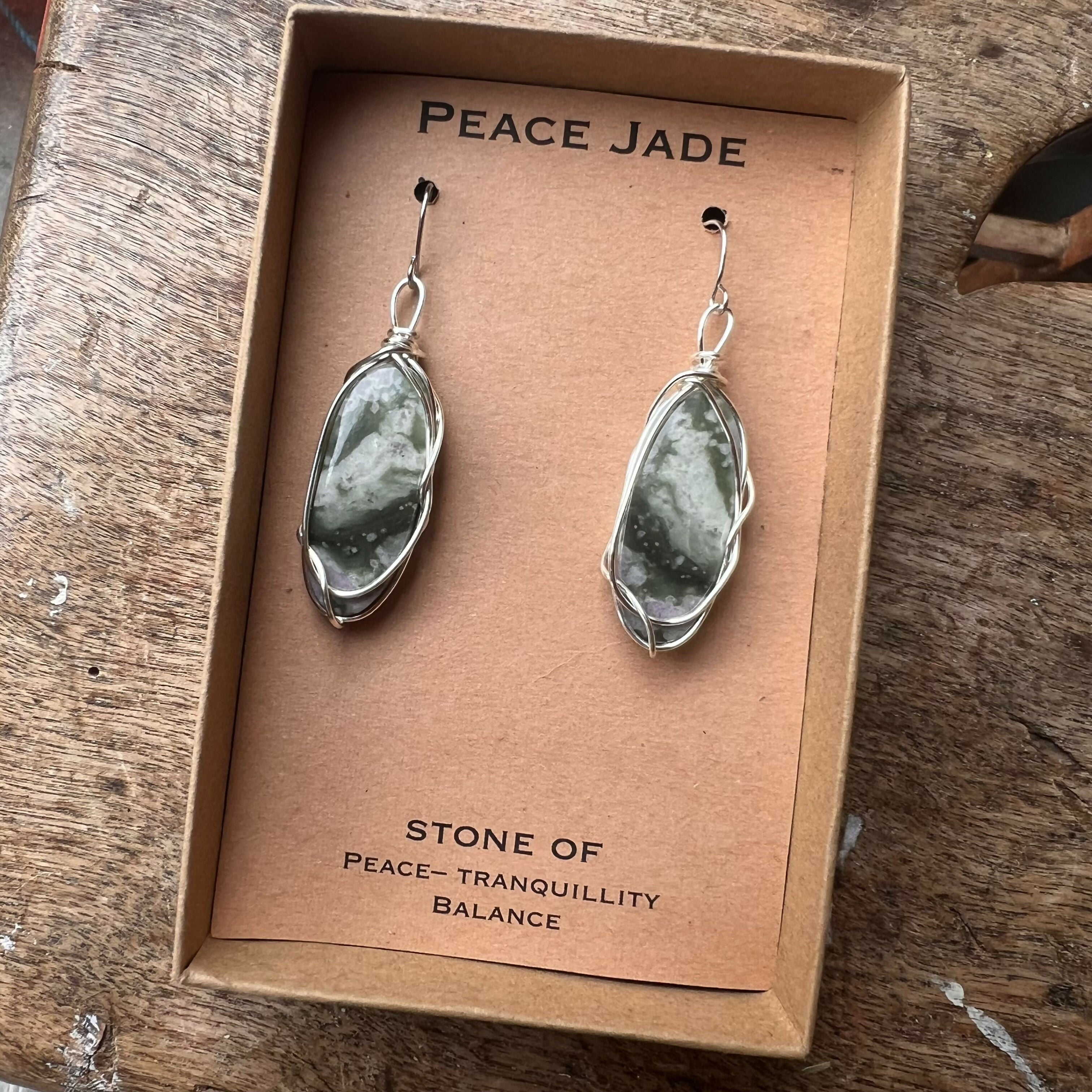 Peace Jade Earrings