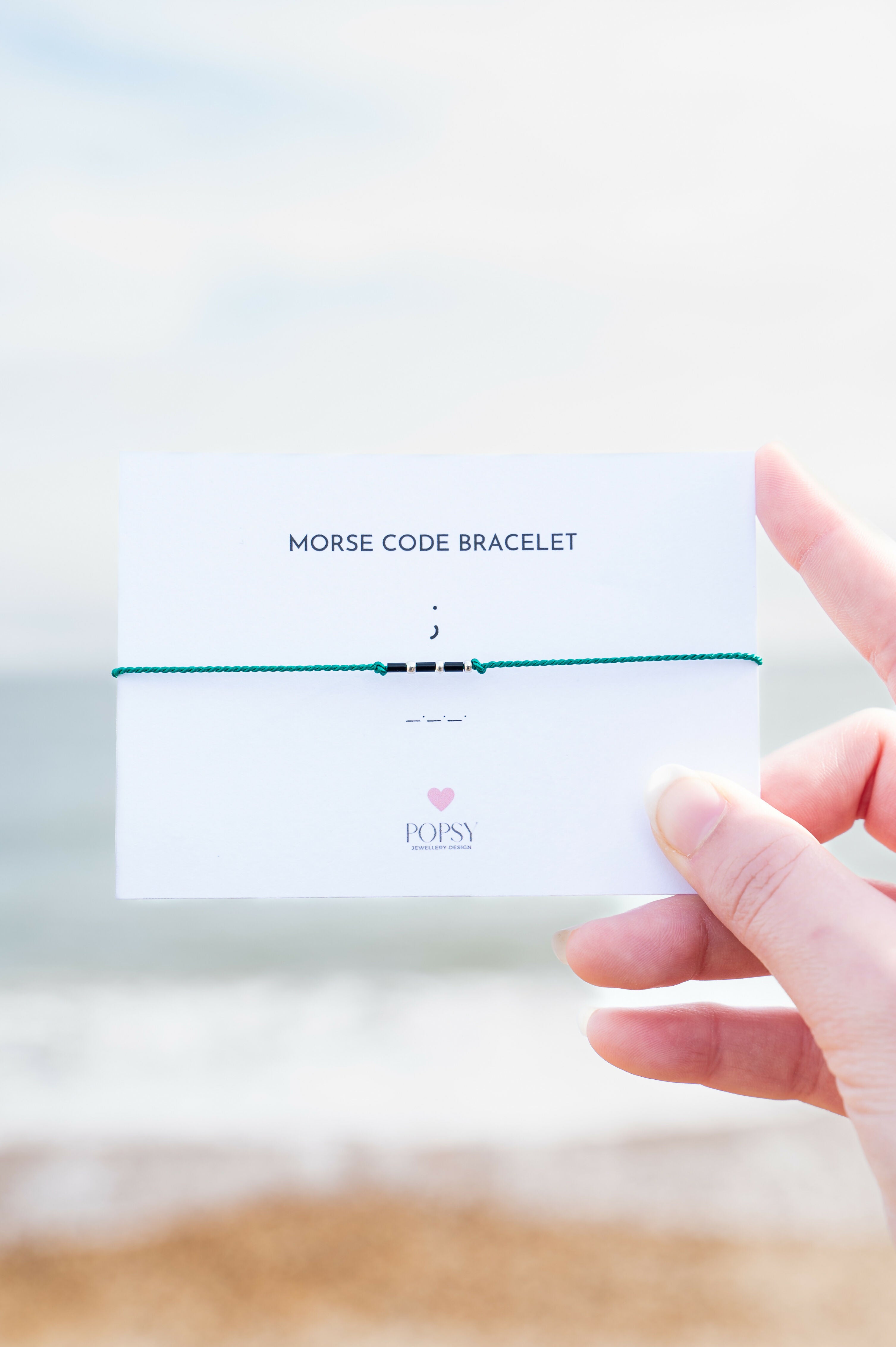 Morse Code Tiny Bead Bracelets - Various Designs