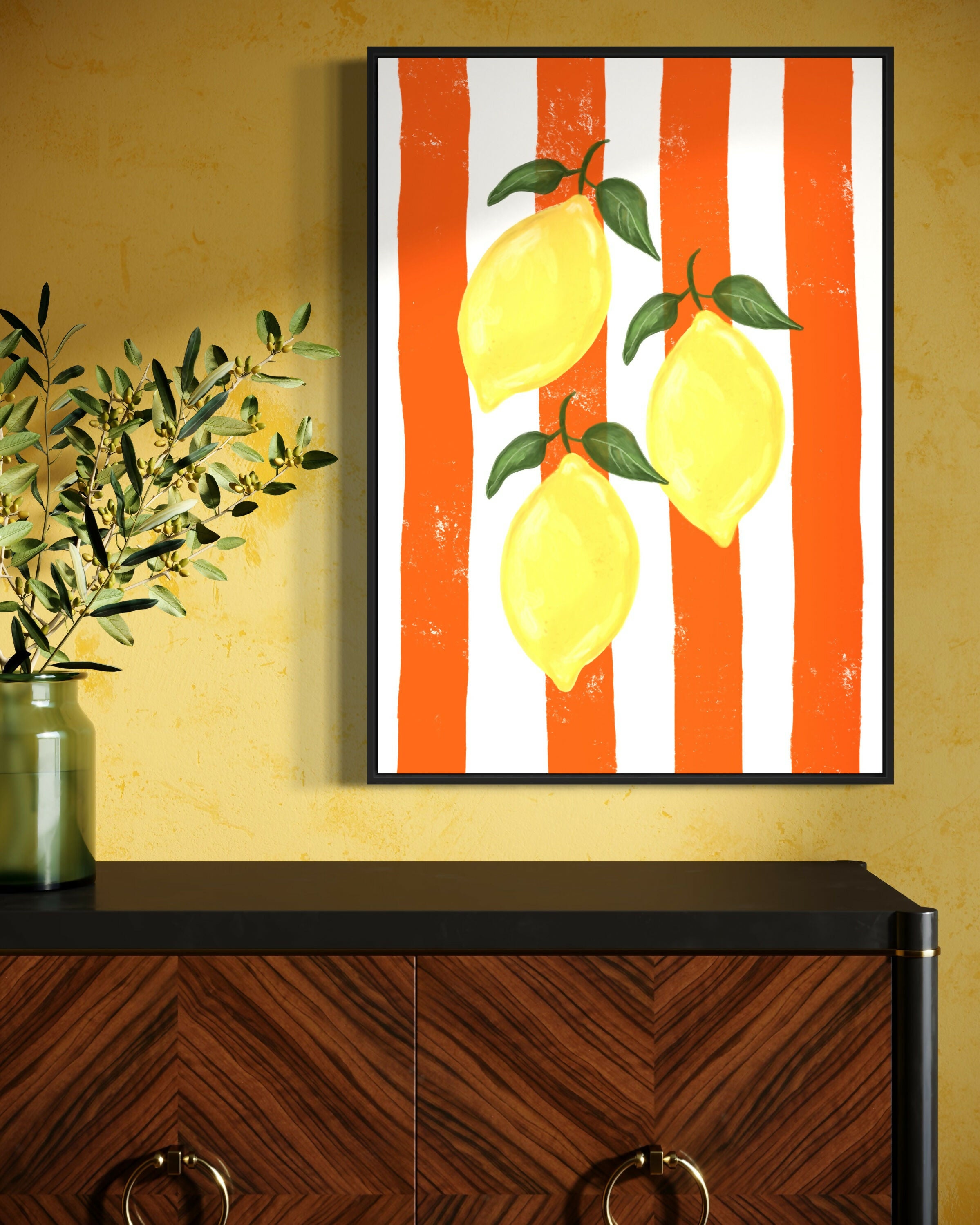Lemon Print A4