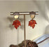 Autumn Maple leaf dangly earrings