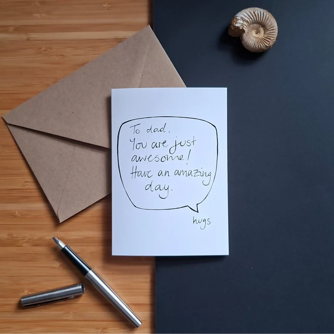 Awesome Dad Greetings Card