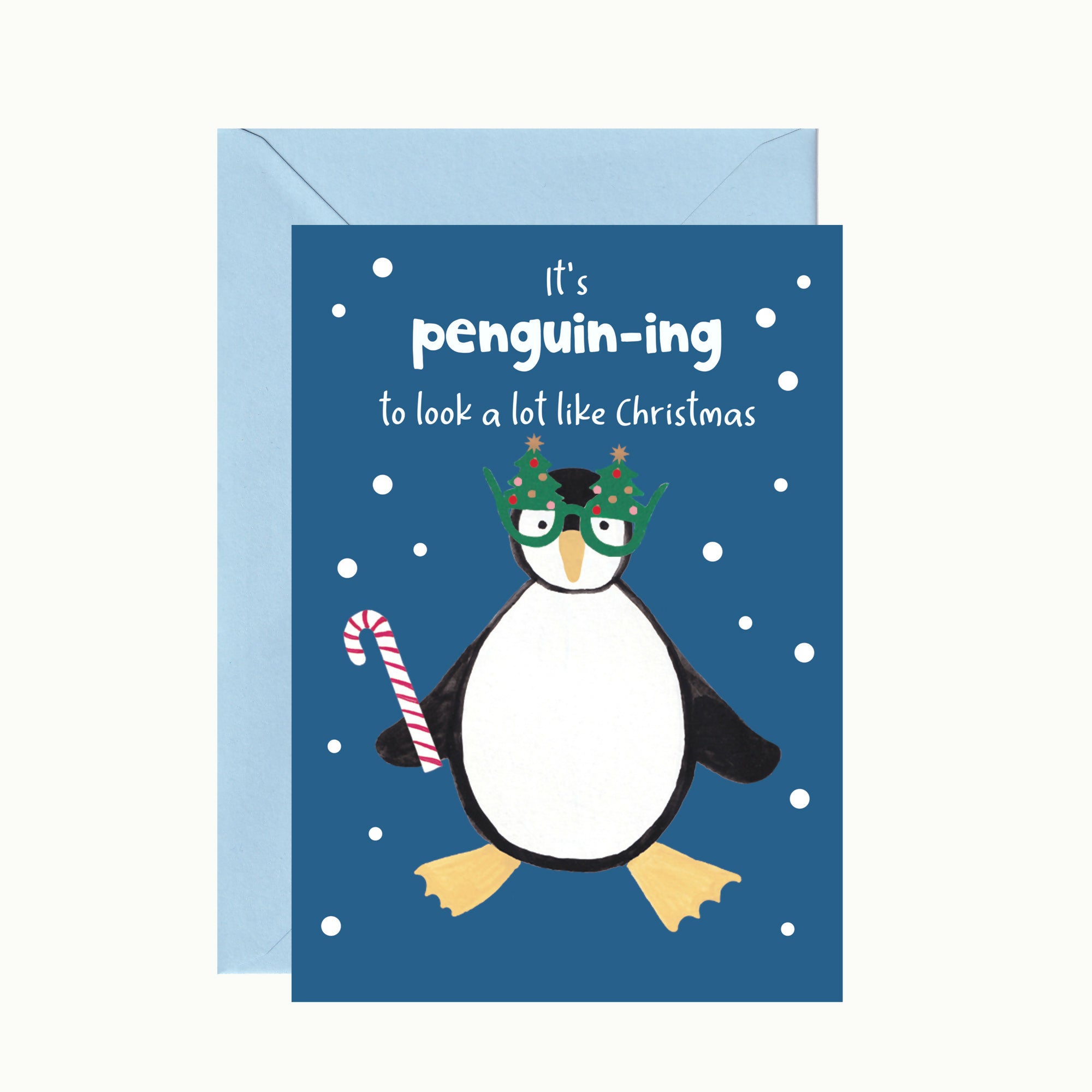 It's Penguin-ing To Look A Lot Like Christmas Card