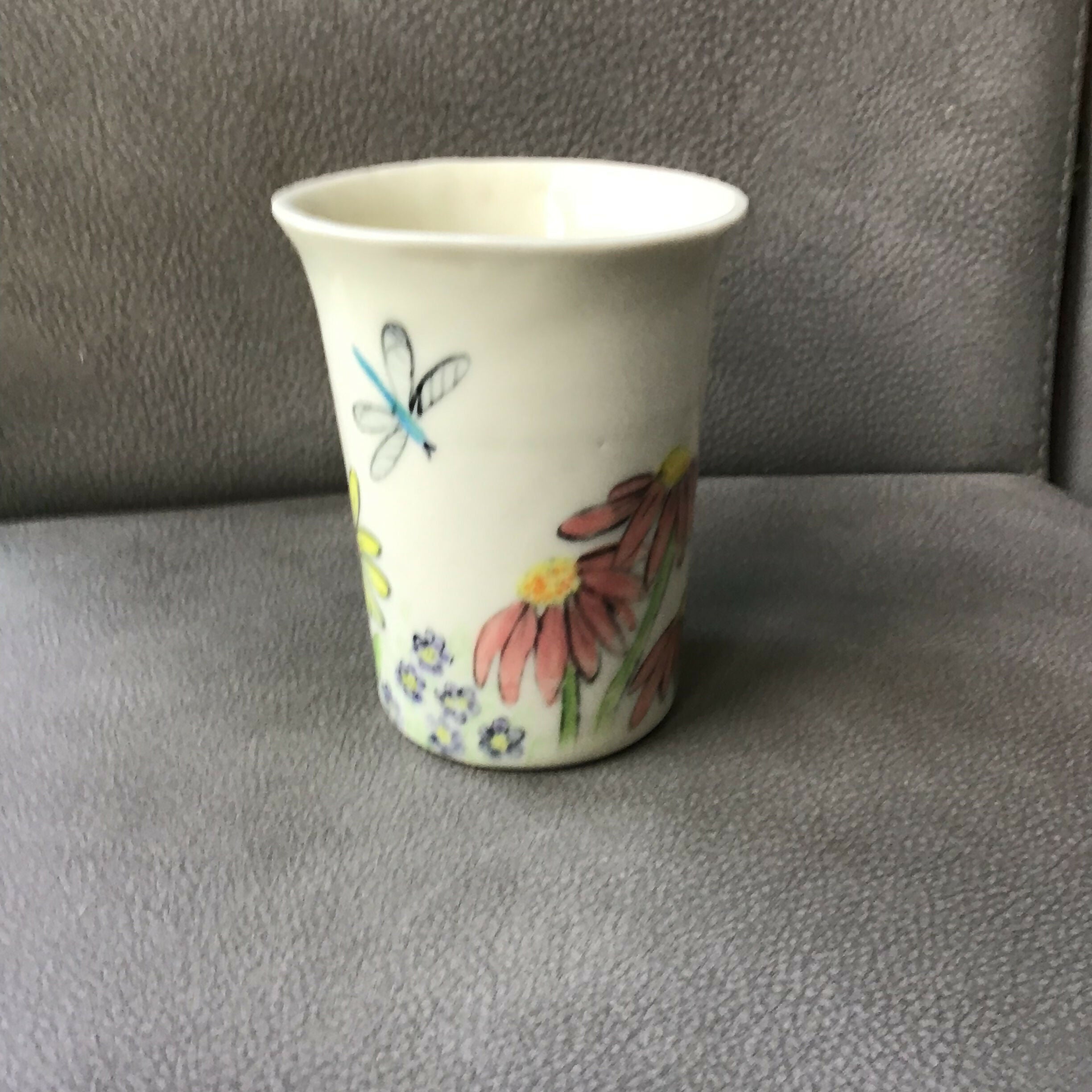 Summer meadow Handpainted Pot