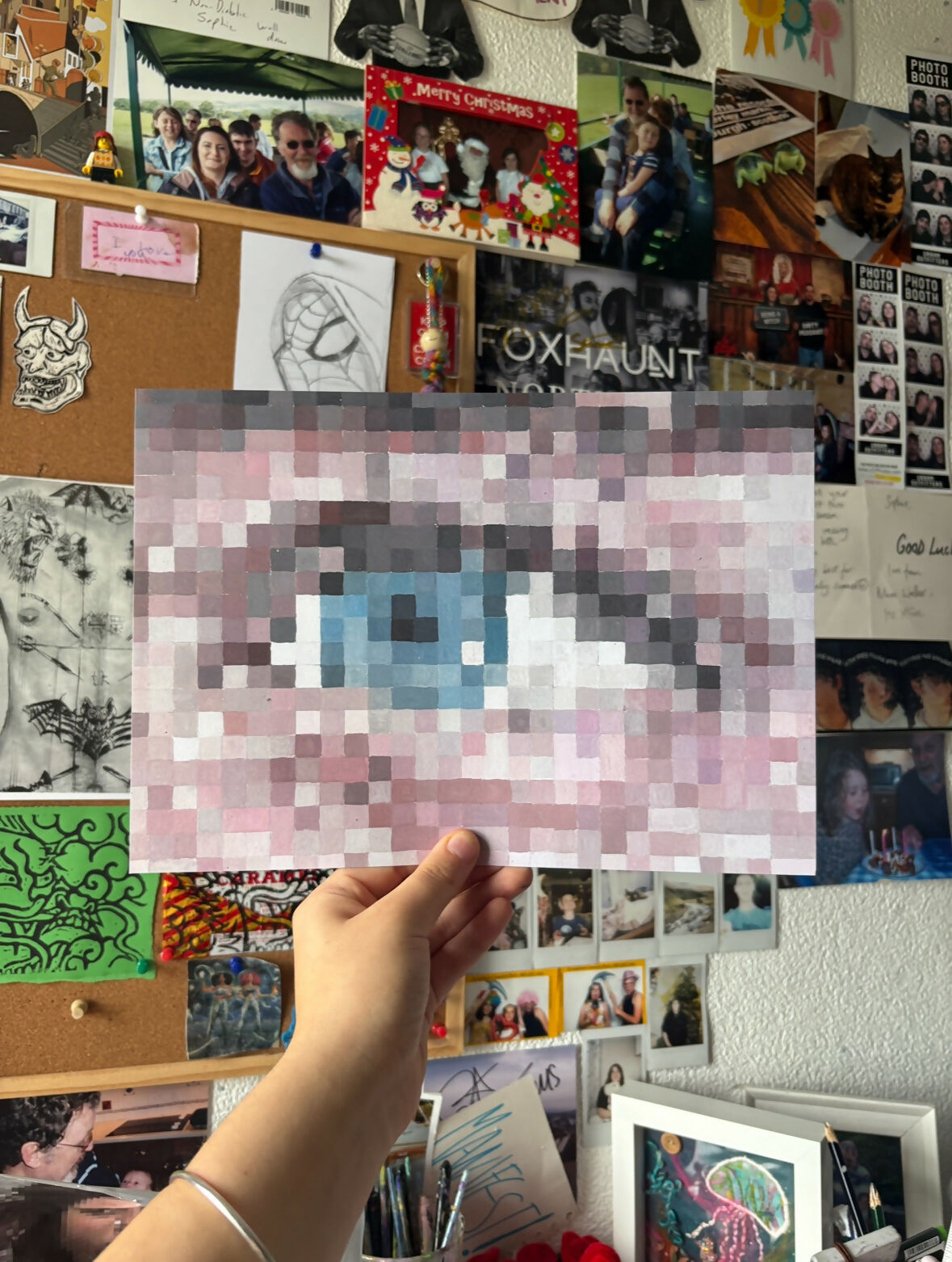 Pixel The Look Of Love Art Print A4