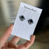 Crystal Embroidery Earrings (Square)
