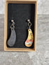 Handcrafted Teardrop Shaped Coloured Earrings
