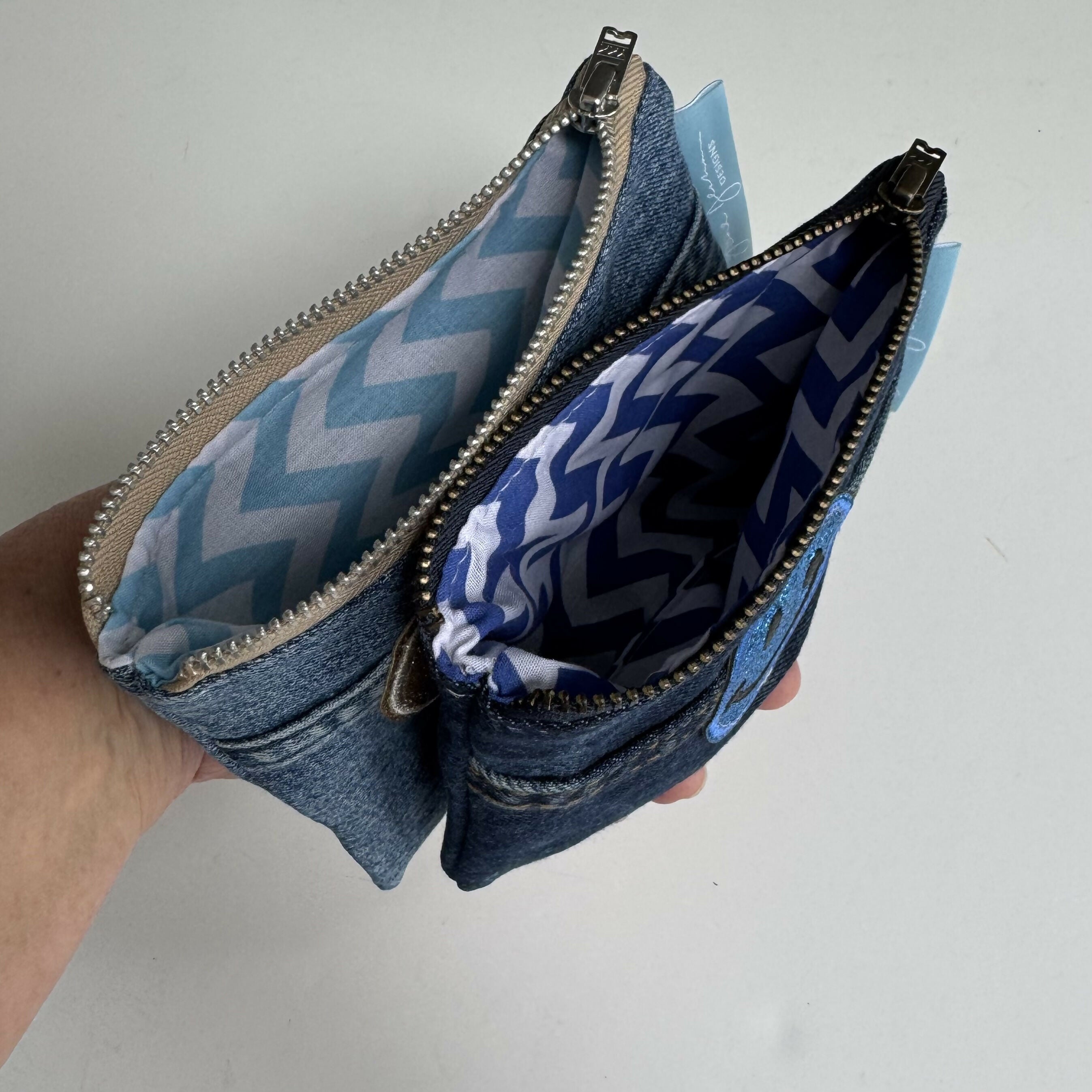 Smiley Face Upcycled Purse