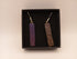 Purple and Pink Spiral Earrings