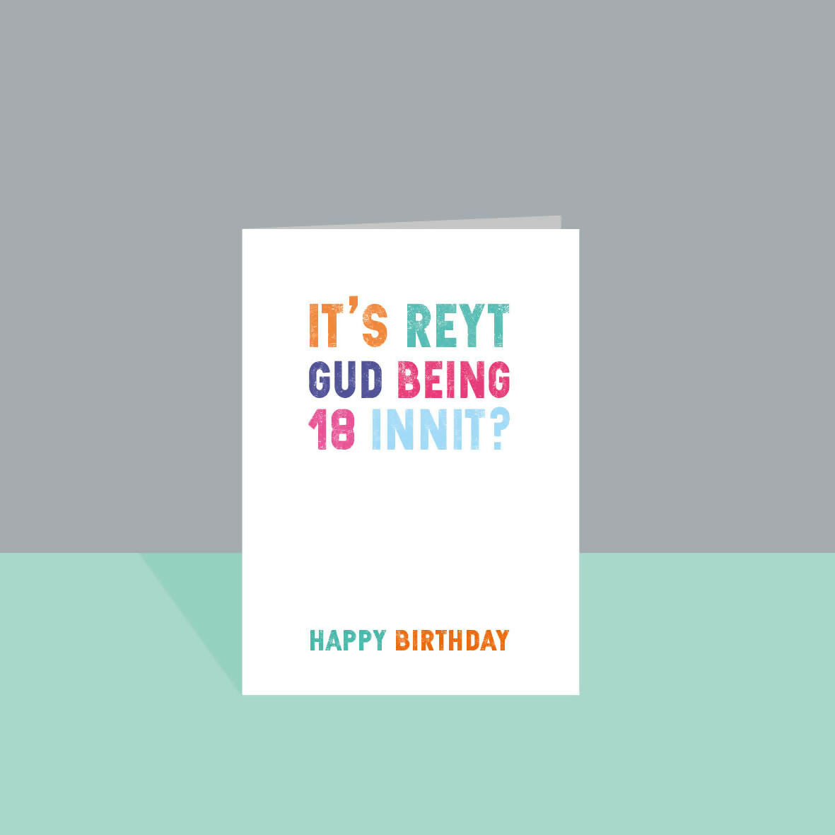 Yorkshire Dialect Age Birthday Cards
