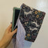 Floral Hare Print Kindle Pouch