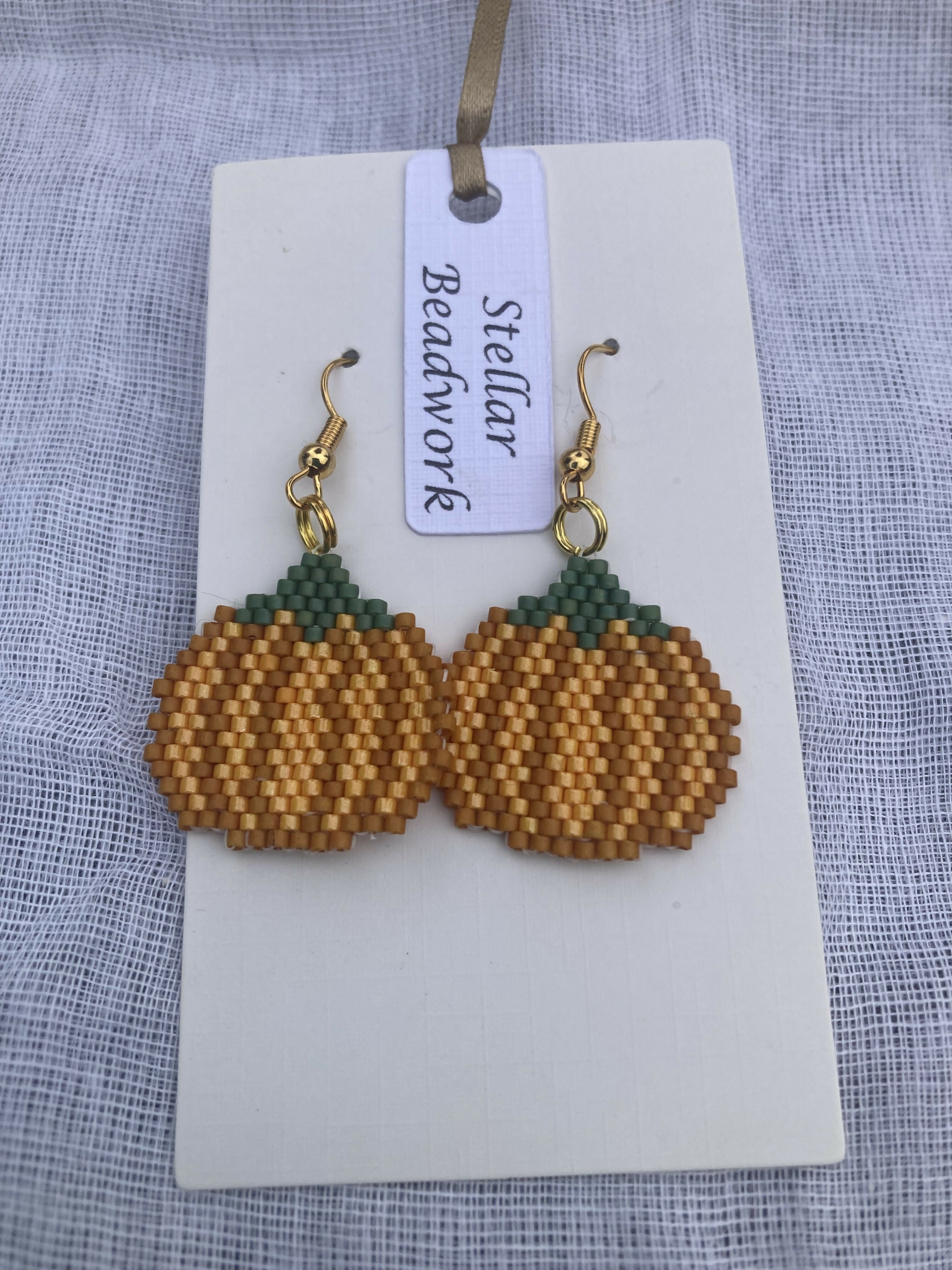 Pumpkin Earrings