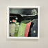 Abstract Landscape Acrylic Painting On Wood Panel In Tray Frame 'Out There'