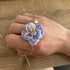 Big Flower Crochet Bracelet