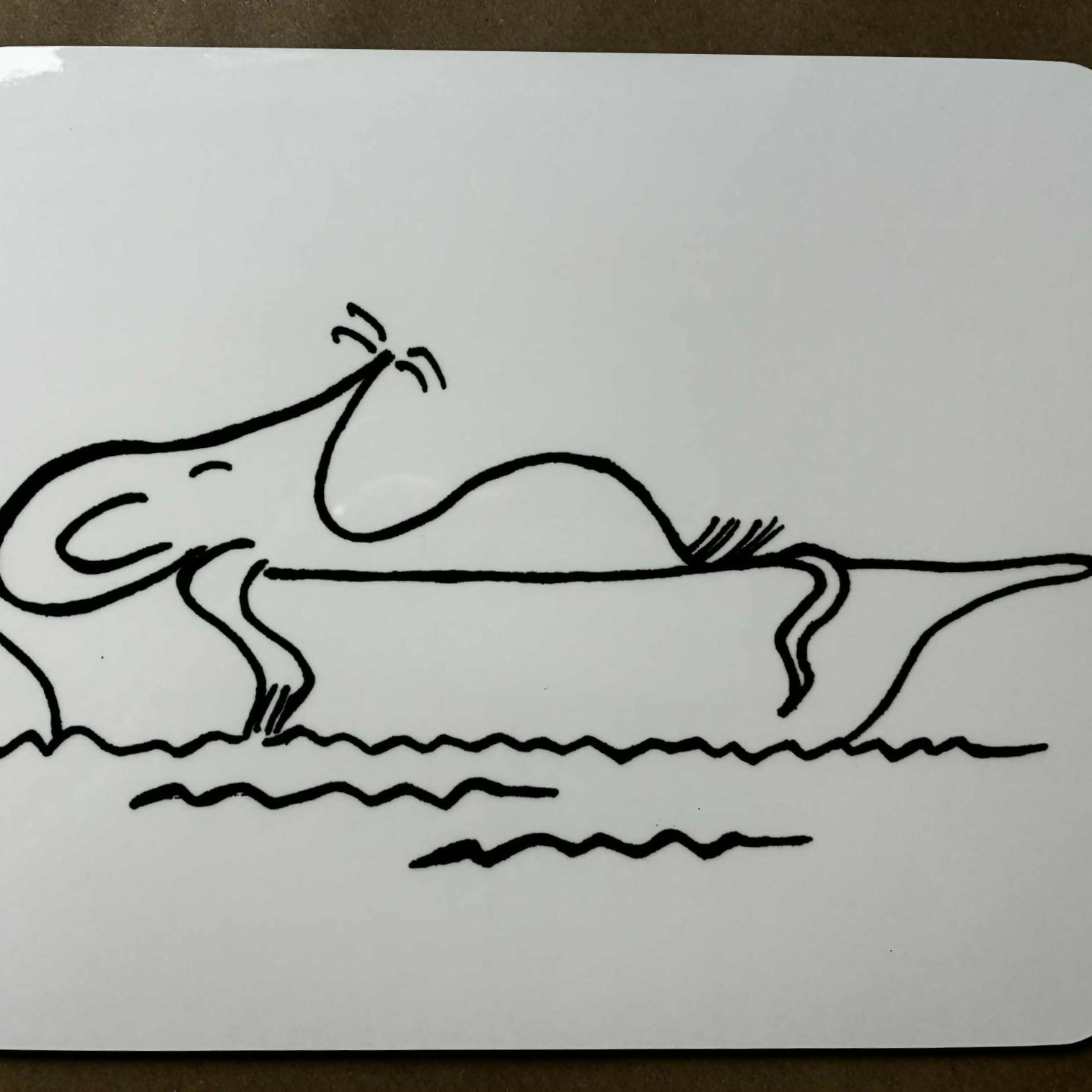 Chilled Mouse Placemat – Pen And Ink Design